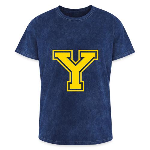 Letter Y – Capital Athletic Alphabet Monogram - Washed Unisex T-Shirt
