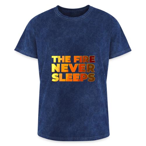 The fire never sleeps - Washed Unisex T-Shirt