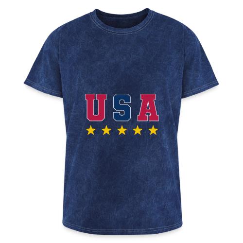 USA Varsity Stars - Washed Unisex T-Shirt