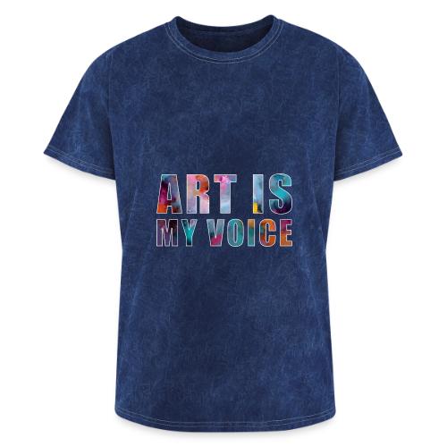 Art Is My Voice - Washed Unisex T-Shirt