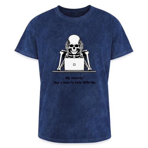 My Anxiety Has a Bone to Pick With Me T-Shirt - Washed Unisex T-Shirt