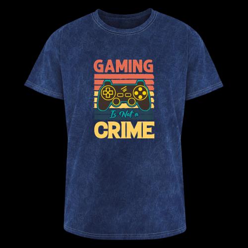 Gaming Is Not A Crime Tee - Washed Unisex T-Shirt