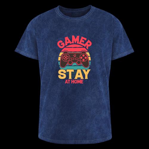 Gamers Stay at Home - Washed Unisex T-Shirt