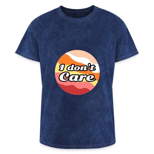 I Don’t Care Vibes - Washed Unisex T-Shirt