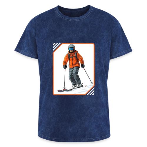 Skiing Thrill Ride - Washed Unisex T-Shirt