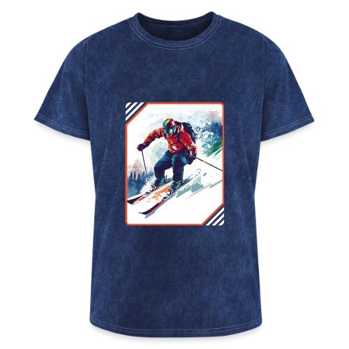Skiing is Life - Washed Unisex T-Shirt