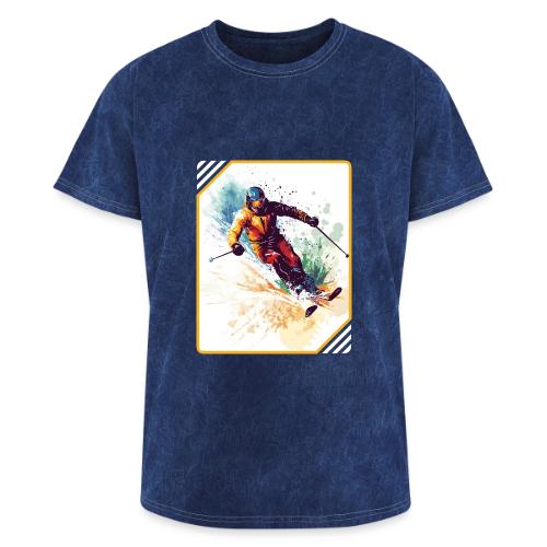 Winter Skiing Escape - Washed Unisex T-Shirt