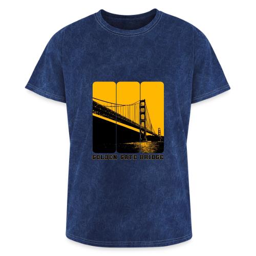 Golden Gate Bold Icon - Washed Unisex T-Shirt