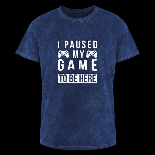 Two Controller I Paused My Game For You - Washed Unisex T-Shirt