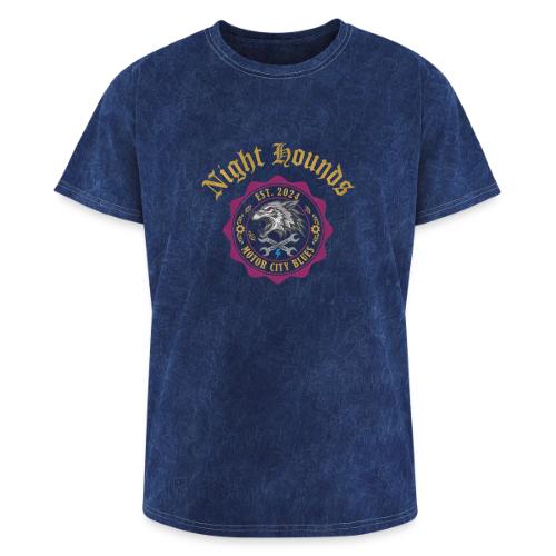 Night Hounds Wolf Patch - Washed Unisex T-Shirt