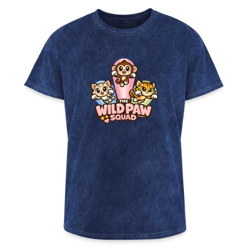 Wild Paw Squad Cute Animal Friends - Washed Unisex T-Shirt