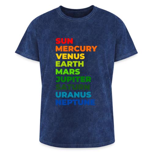 Color the solar system - Washed Unisex T-Shirt