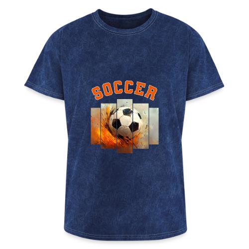 Soccer Iconic Touch - Washed Unisex T-Shirt