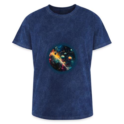 Painted Planetscape - Washed Unisex T-Shirt