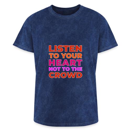 Heart Over Hype - Washed Unisex T-Shirt
