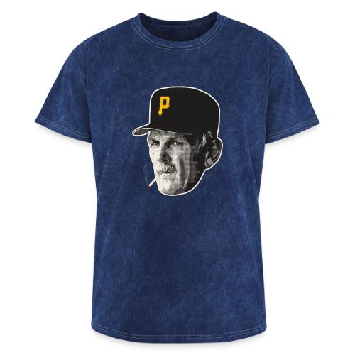 Smokin' Jim (on white) - Washed Unisex T-Shirt