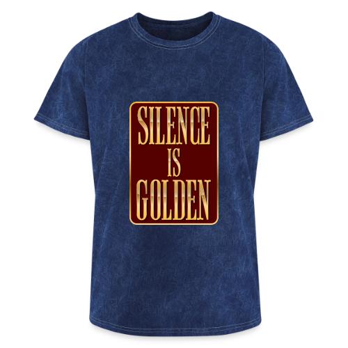 Silence Is Golden - Washed Unisex T-Shirt