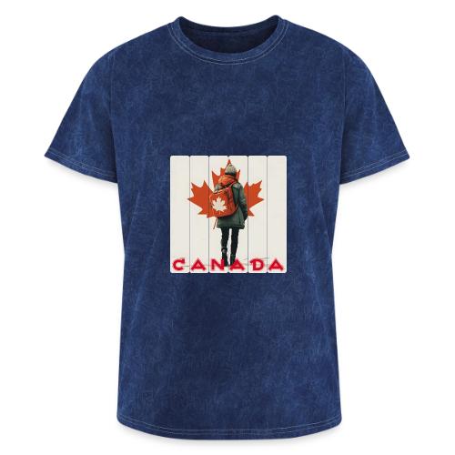 Canada: Proud Canadian Woman - Washed Unisex T-Shirt