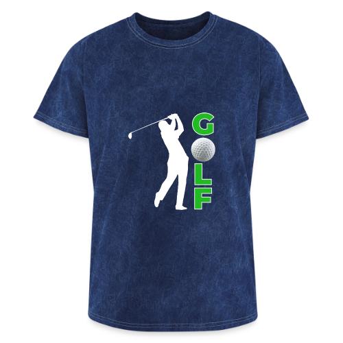 Golf: Classic Golf Motion - Washed Unisex T-Shirt