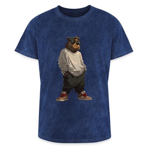 Urban Streetwear Bear Cool Apparel Design - Washed Unisex T-Shirt