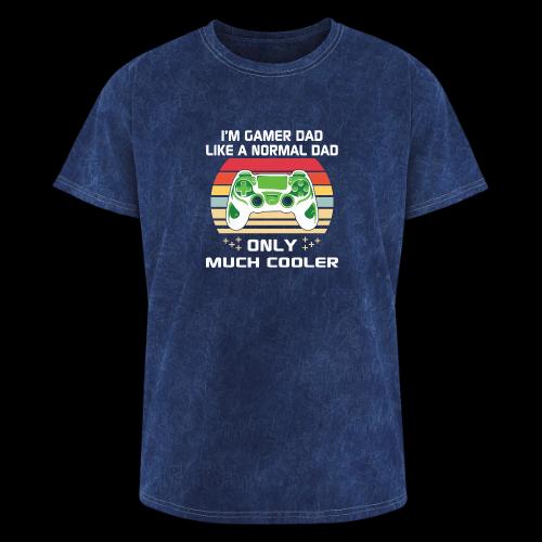 Gamer Dad: Much Cooler - Washed Unisex T-Shirt