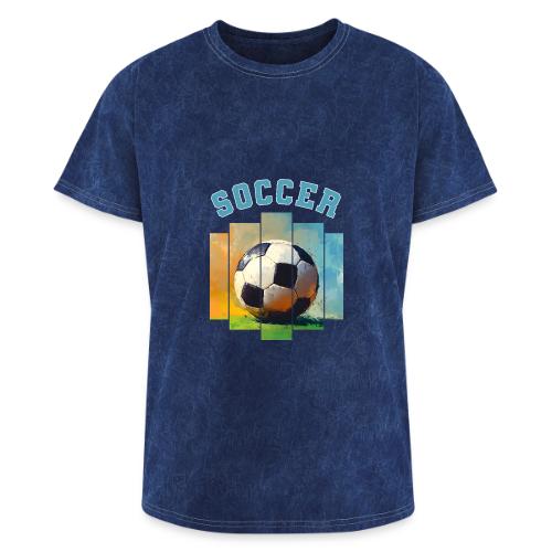Soccer Ball Vibes - Washed Unisex T-Shirt