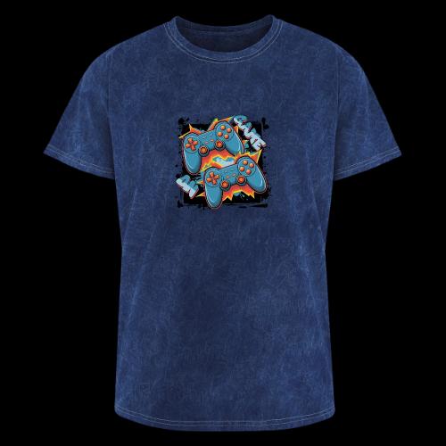 Two Player Game On! - Washed Unisex T-Shirt