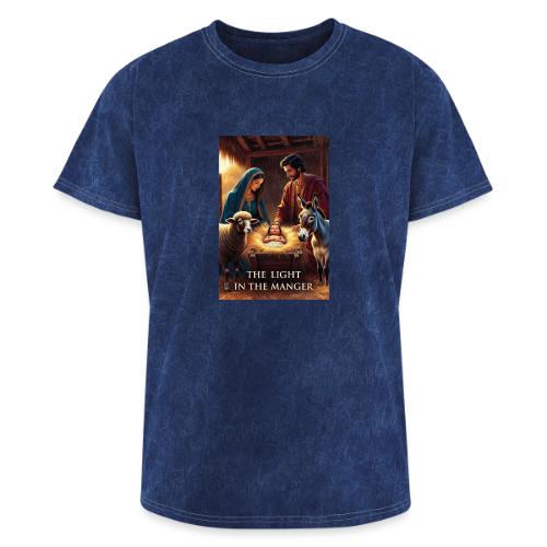 Nativity Manger T-Shirt - Washed Unisex T-Shirt