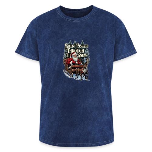 Nostalgic Santa T-Shirt - Washed Unisex T-Shirt