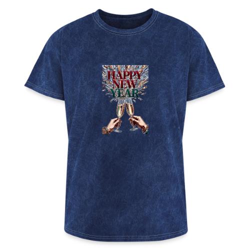 Toasting Hands T-Shirt Confetti Shower Premium - Washed Unisex T-Shirt
