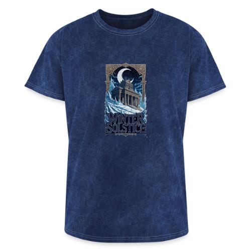 Winter Solstice Temple T-Shirt - Washed Unisex T-Shirt