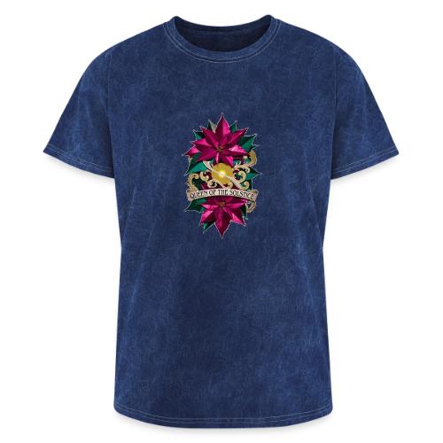 Queen of the Solstice Poinsettia T-Shirt - Washed Unisex T-Shirt
