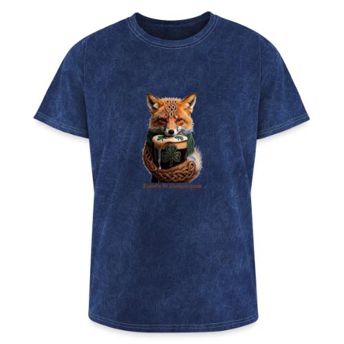 Sly Emerald Fox Toast T-Shirt - Washed Unisex T-Shirt