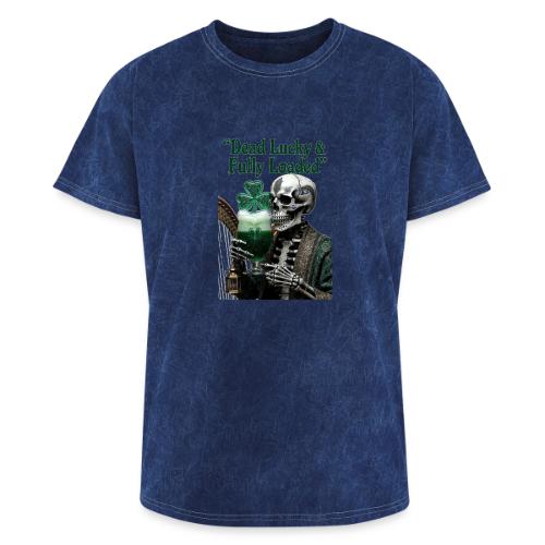 Lucky Skeleton Stout T-Shirt - Washed Unisex T-Shirt
