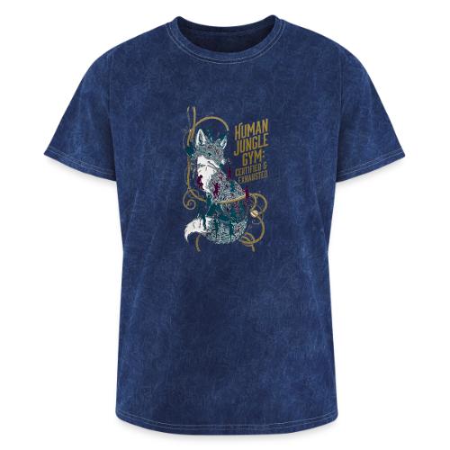 Human Jungle Gym Fox Tee - Washed Unisex T-Shirt