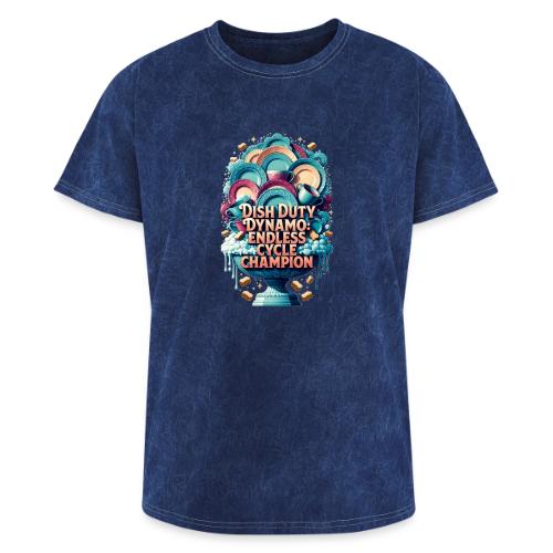 Dish Duty Dynamo T Shirt, Endless Cycle Champion - Washed Unisex T-Shirt