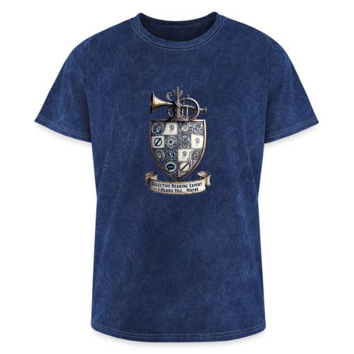Selective Hearing Expert Crest T Shirt - Washed Unisex T-Shirt