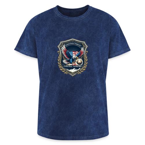 USA Eagle Vanguard T-Shirt,American Flag PrideGift - Washed Unisex T-Shirt