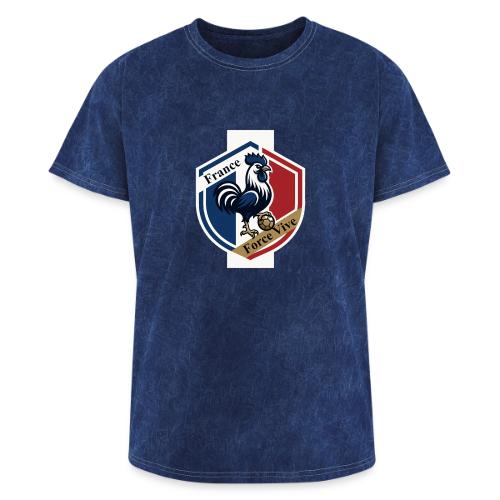 France Rooster T-Shirt, Bleu-Blanc-Rouge gift - Washed Unisex T-Shirt