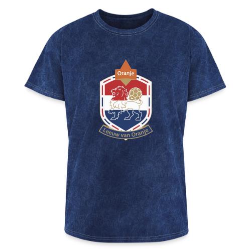 Netherlands Lion Crest T-Shirt, Dutch Badge Gift - Washed Unisex T-Shirt