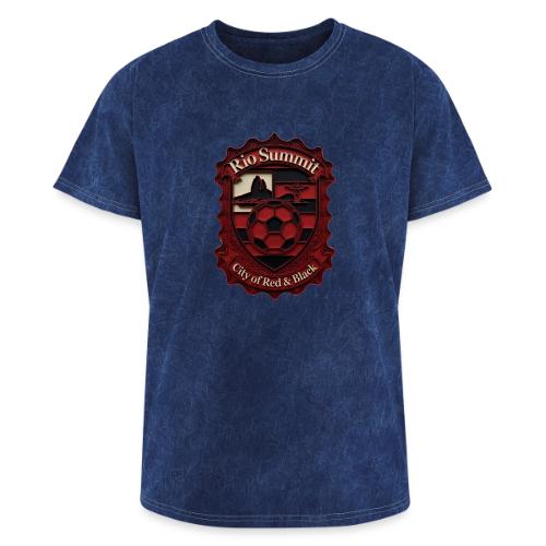 Flamengo Scarlet Summit T-Shirt, Football Gift - Washed Unisex T-Shirt