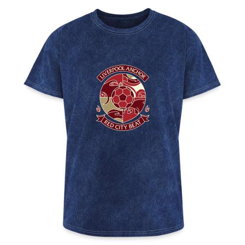 Liverpool Anchor T Shirt, Soccer City Pride Gift - Washed Unisex T-Shirt