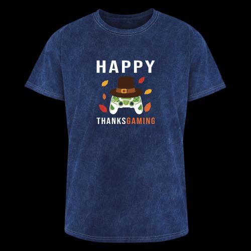 Happy ThanksGaming Pilgrim - Washed Unisex T-Shirt