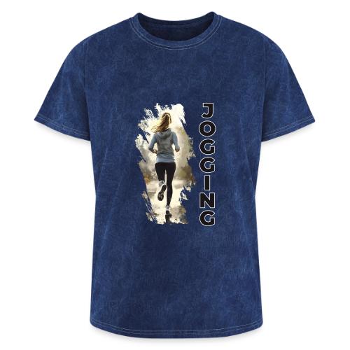 Jogging: Run into Motion - Washed Unisex T-Shirt