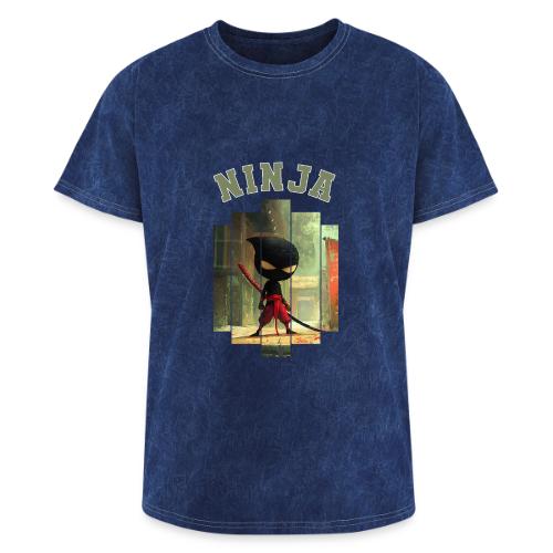 Cute Ninja Attack - Washed Unisex T-Shirt