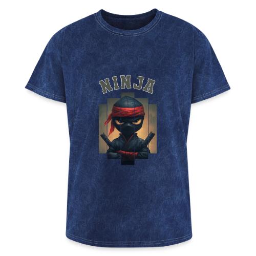 Cartoon Ninja Vibes - Washed Unisex T-Shirt