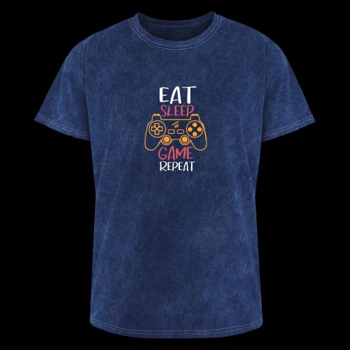 Eat, Sleep, Game, Repeat! - Washed Unisex T-Shirt