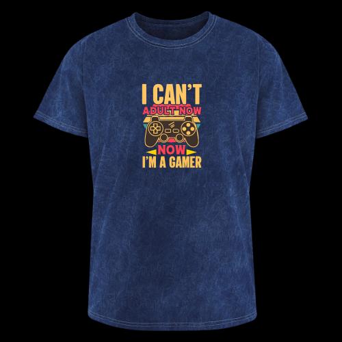 Can't Adult, Gaming Now! Tee - Washed Unisex T-Shirt