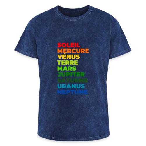 Solar System in Color - Washed Unisex T-Shirt