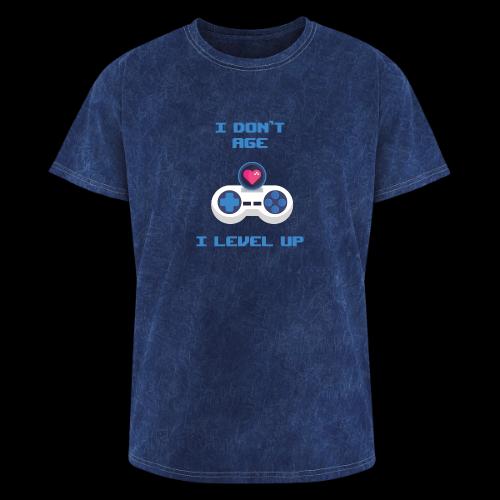 I Don't Age, I Level Up! - Washed Unisex T-Shirt